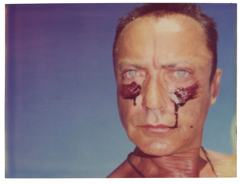Stefanie Schneider, ‘Sitting Bull III (Immaculate Springs) featuring Udo Kier’, 1998, Photography, Digital C-Print based on a Polaroid, not mounted, Instantdreams