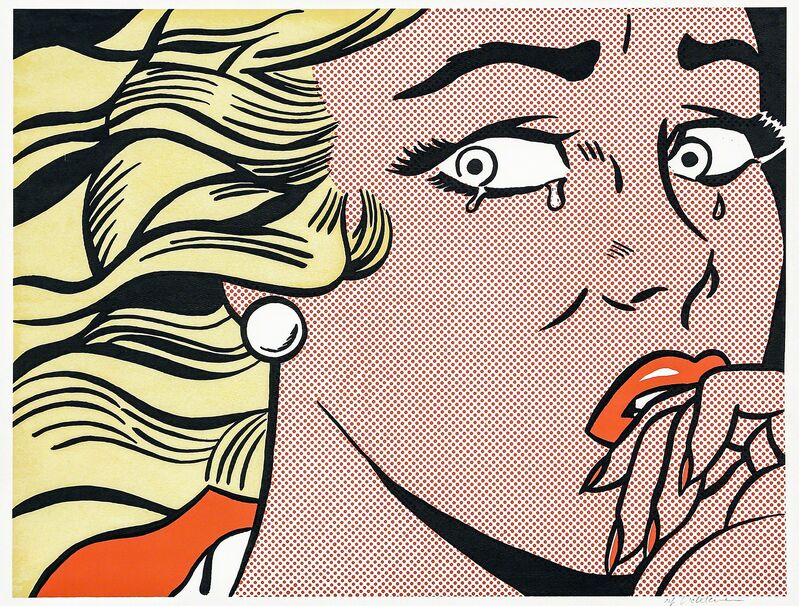 Roy Lichtenstein, ‘Crying Girl’, 1963, Print, Multiple, color lithography offset on light paper, Martini Studio d'Arte