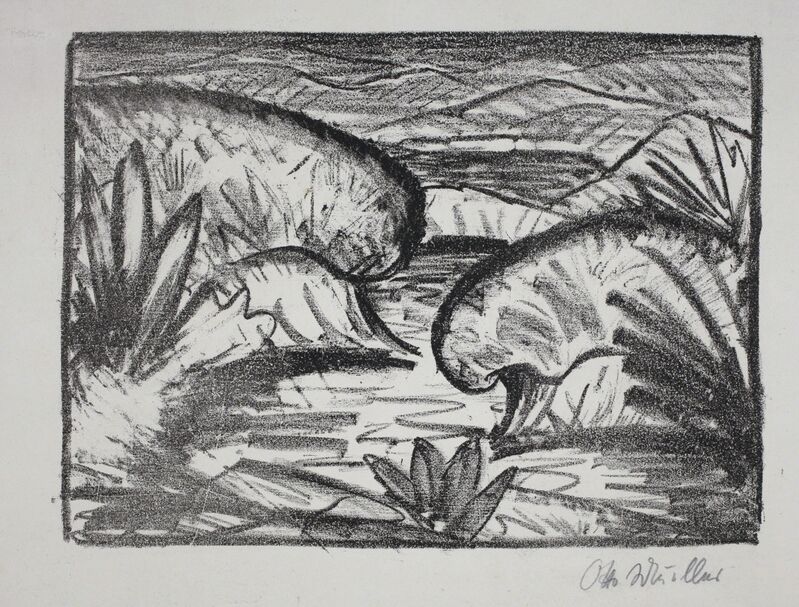 Otto Mueller, ‘Dünenlandschaft 1’, ca. 1920, Print, Lithograph, Henze & Ketterer & Triebold