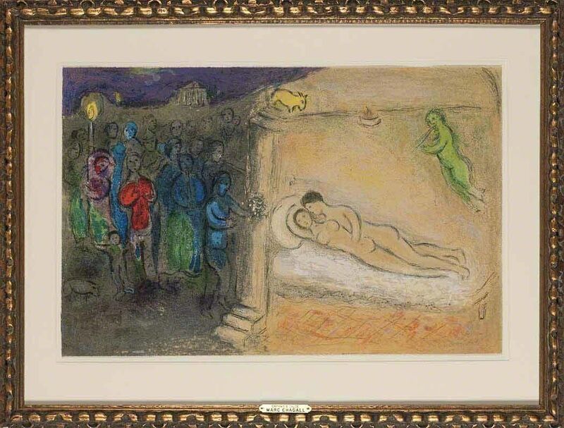 Marc Chagall, ‘Hyménée (M. 349)’, 1961, Print, Color lithograph, on Arches paper, with the usual central fold, Doyle