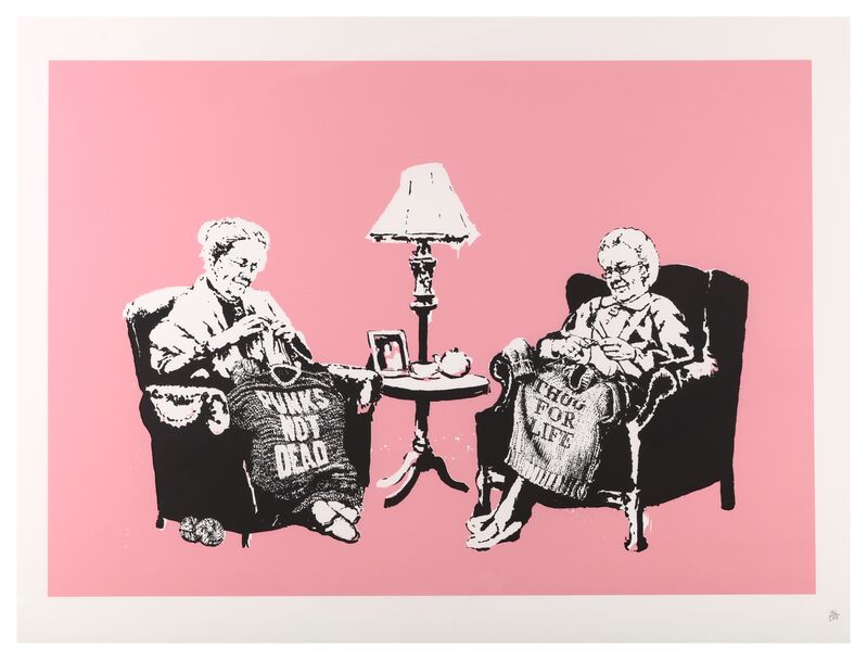 Banksy, ‘Grannies’, 2006, Print, Screenprint In Colours, Chiswick Auctions