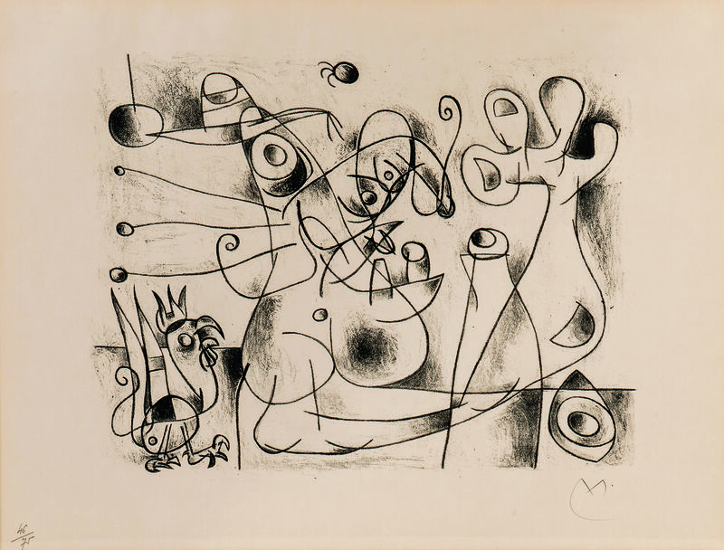 Joan Miró, ‘Naissance d'Ubu, from Ubu Roi’, 1966, Print, Lithograph on paper, Skinner
