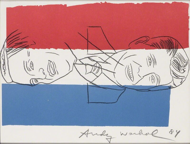 Andy Warhol, ‘Invitation [Election Night 1984]’, 1984, Print, Color offset lithograph, on wove paper, Doyle