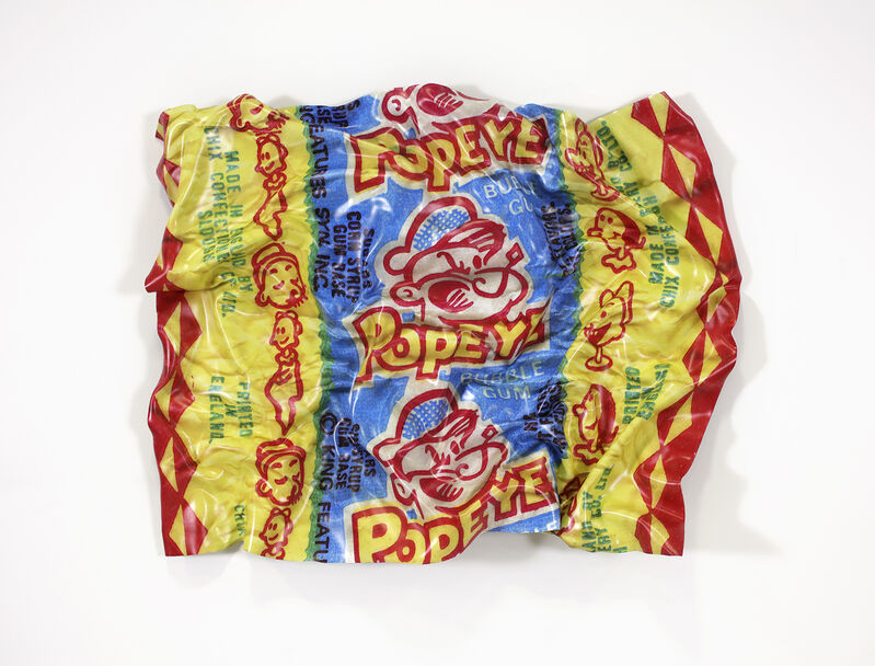 Paul Rousso, ‘Popeye Bubble Gum Wrapper’, 2019, Sculpture, Polystyerene,  Rubine Red Gallery