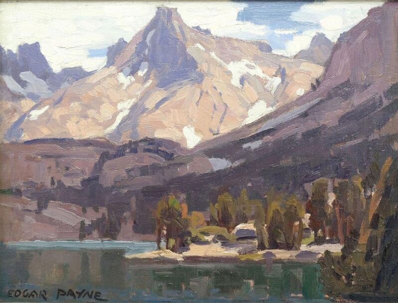 Edgar Alwin Payne, ‘Sierra Mountain Lake’, Unknown, Painting, Oil on board, Addison Rowe Gallery
