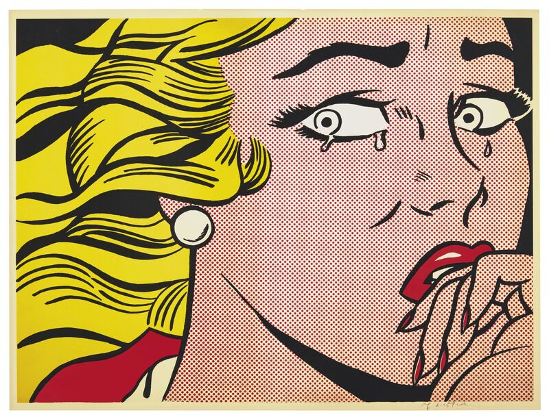 Roy Lichtenstein, ‘Crying Girl’, 1963, Print, Offset lithograph in colors, on wove paper, Christie's