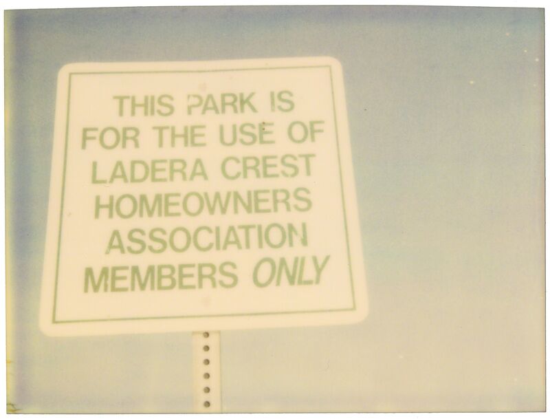 Stefanie Schneider, ‘For Members only (Suburbia) ’, 2004, Photography, Digital C-Print, based on a Polaroid, Instantdreams
