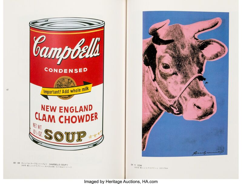 Andy Warhol, ‘Andy Warhol Kiku Exhibition Catalogue’, 1984, Print, First edition with original silkscreen in colors, Heritage Auctions