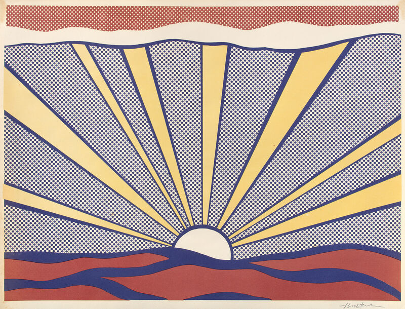 Roy Lichtenstein, ‘Sunrise’, 1965, Print, Offset lithograph in colors, on lightweight wove paper, with full margins., Phillips