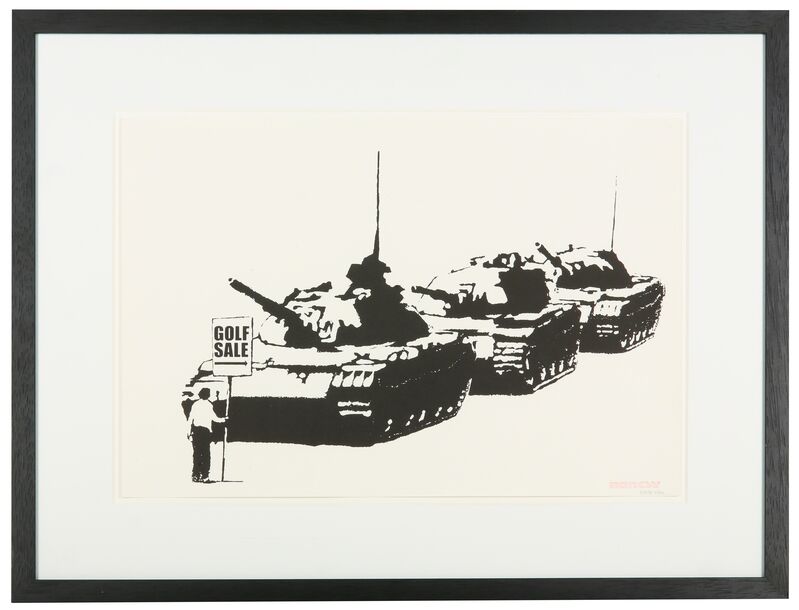Banksy, ‘Golf Sale’, 2003, Print, Screenprint in black on wove paper, Chiswick Auctions