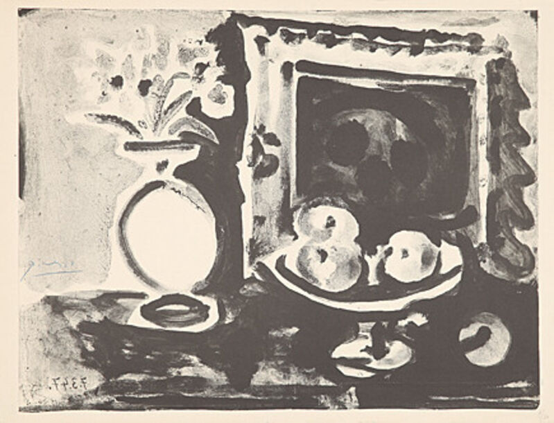 Pablo Picasso, ‘Grande nature morte au comptoir (Großes Stillleben mit Obstschale)’, 1947, Print, Lithograph, Galerie Boisseree