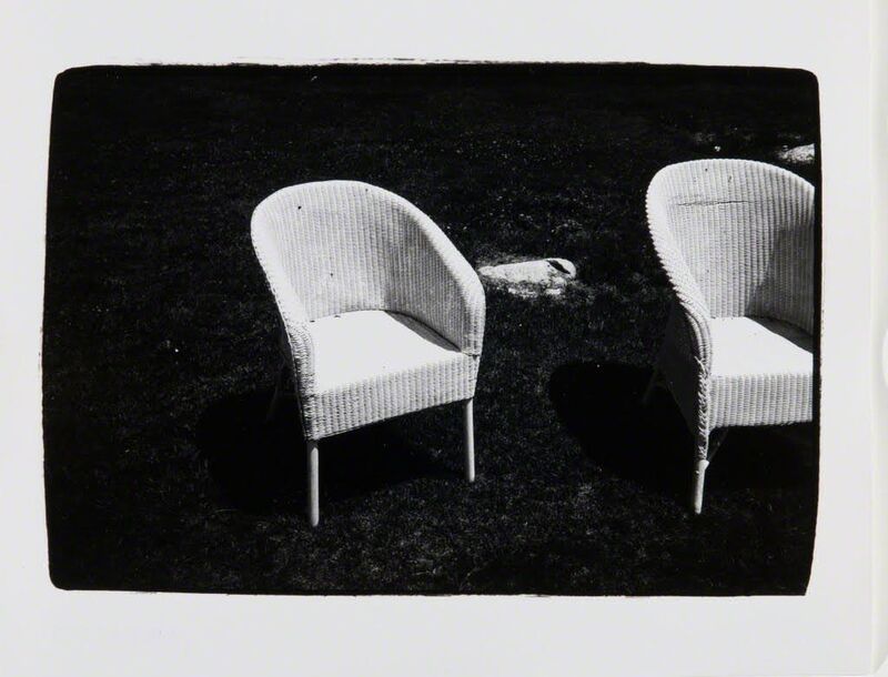 Andy Warhol, ‘Andy Warhol, Wicker Chairs in Montauk’, Photography, Silver gelatin print, Hedges Projects