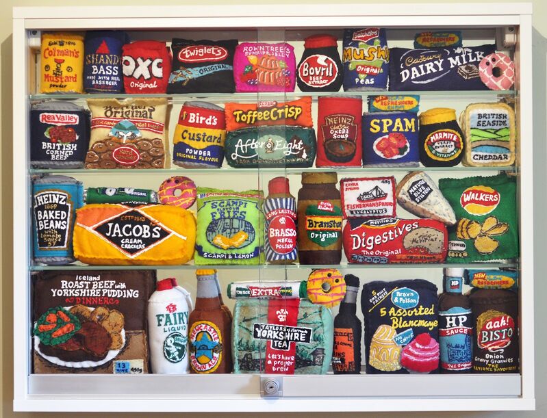 Lucy Sparrow, ‘Best of British’, 2016, Textile Arts, A Single Cabinet of Felt British Food Made Up of Felt, Acrylic and Thread, Rhodes