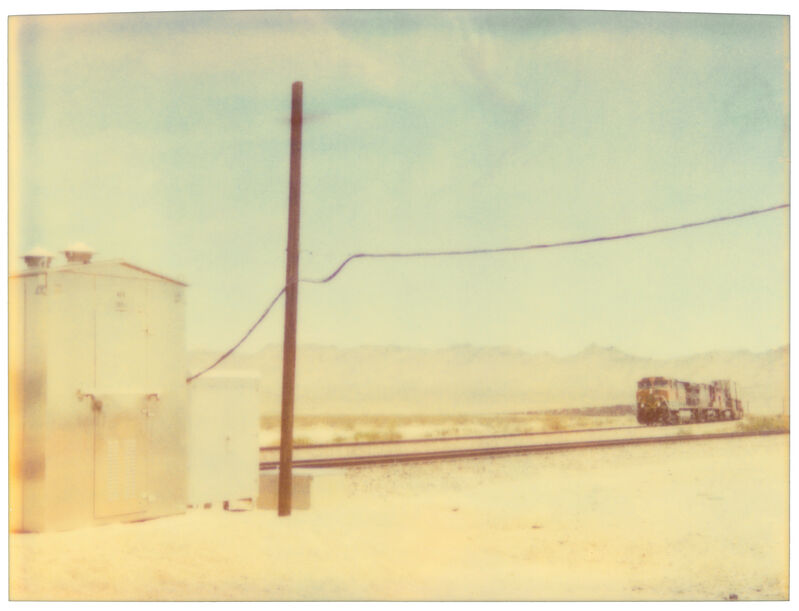 Stefanie Schneider, ‘Approaching Train (Wastelands)’, 1999, Photography, Analog C-Print based on a Polaroid, hand-printed by the artist on Fuji Crystal Archive Paper. Not mounted., Instantdreams