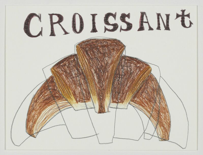 Shintaro Miyake, ‘Croissant’, 2013, Drawing, Collage or other Work on Paper, Pencil, color pencil on paper, Tomio Koyama Gallery
