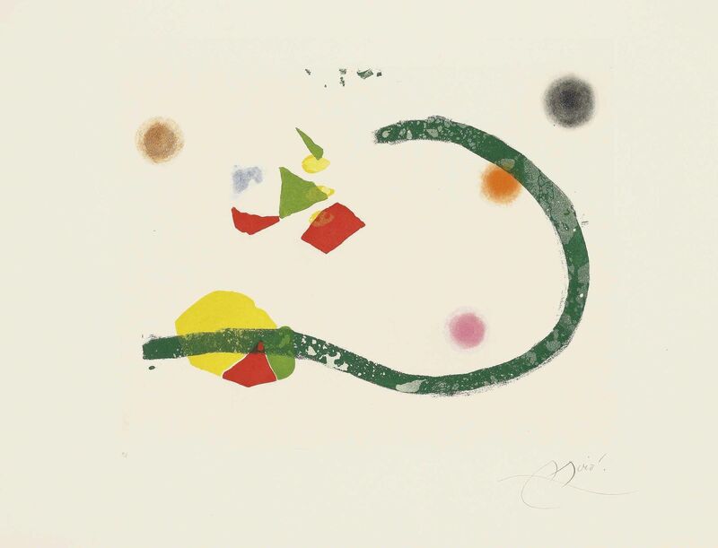 Joan Miró, ‘Plate 30 from: Càntic del Sol’, 1975, Print, Aquatint in colours on Arches wove paper, Christie's