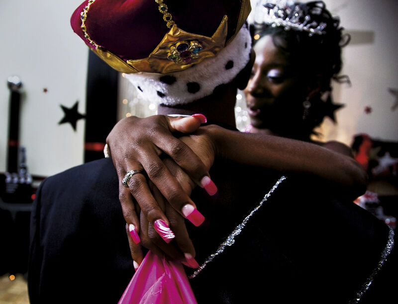 Gillian Laub, ‘Prom king and queen, dancing at the black prom’, ca. 2009, Photography, Archival pigment ink print, Benrubi Gallery