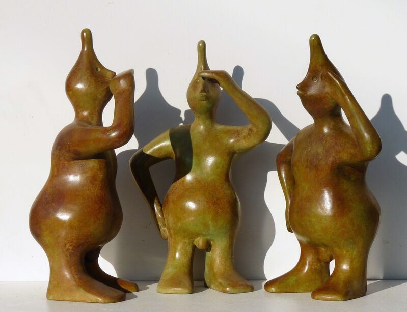 Le maghien, ‘Magician hears’, 2015, Sculpture, Bronze, Art Center Horus