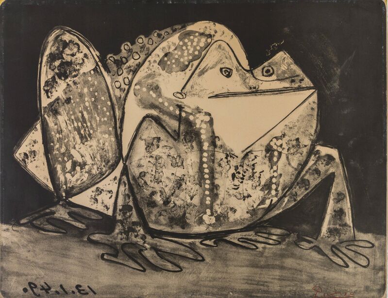 Pablo Picasso, ‘Le crapaud’, 1949, Print, Lithograph, ed. 6/50, ArtRite