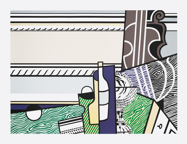 Roy Lichtenstein, ‘Still Life with Crystal Bowl (C. 150)’, 1976, Print, Screenprint and lithograph in colours, on BFK Rives paper, with full margins., Phillips