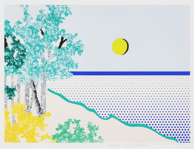 Roy Lichtenstein, ‘Titled’, 1996, Print, Color screenprint, Hindman