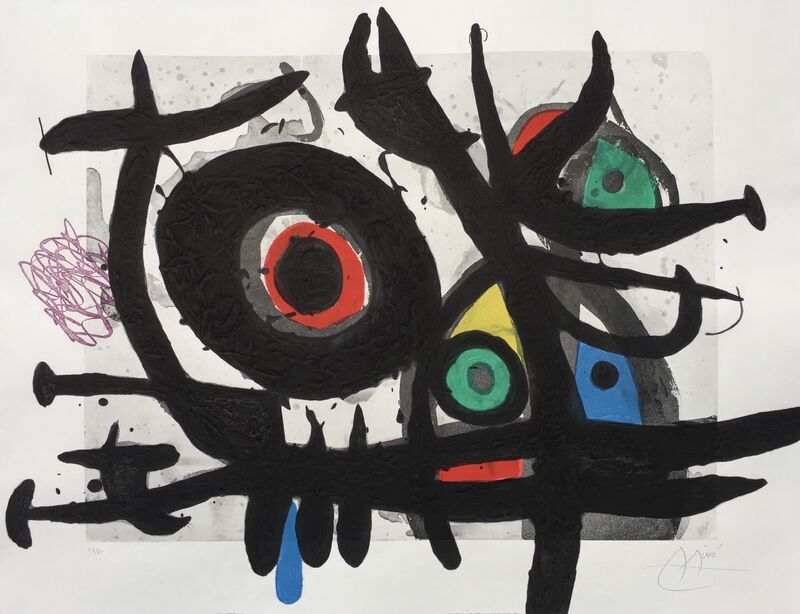 Joan Miró, ‘L'Oiseau Destructeur (D.512)’, 1969, Print, Etching, Aquatint, and Carborundum, Denis Bloch Fine Art