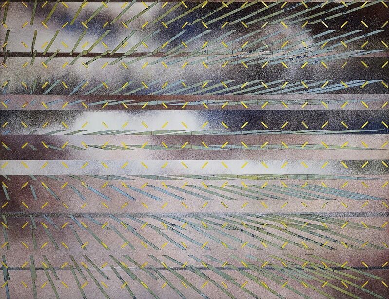 Jonas Balsaitis, ‘Metron 1’, 1971, Painting, Acrylic on canvas, Charles Nodrum Gallery