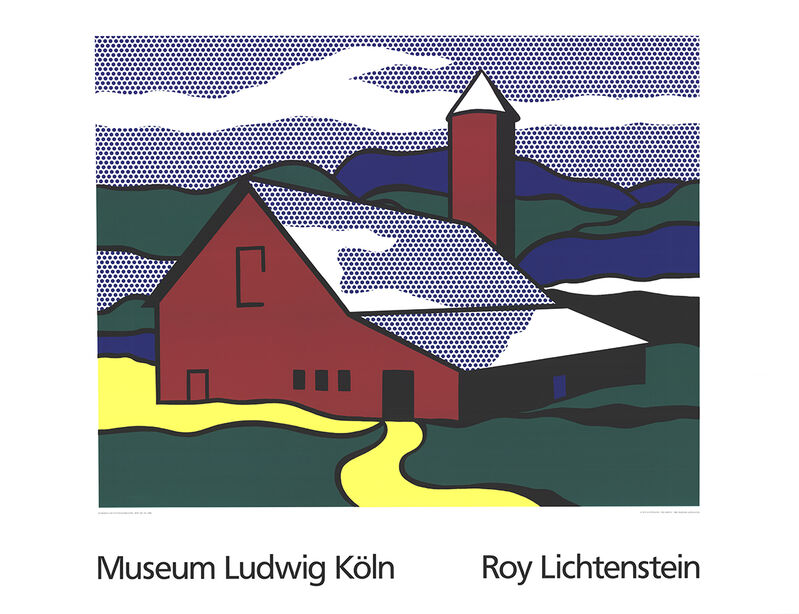 Roy Lichtenstein, ‘Red Barn II (Lg)’, 1989, Ephemera or Merchandise, Serigraph, ArtWise