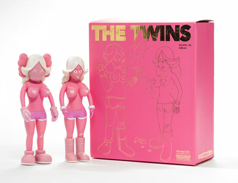KAWS, ‘The Twins (Pink) (two works)’, 2006, Other, Painted cast vinyl, Heritage Auctions