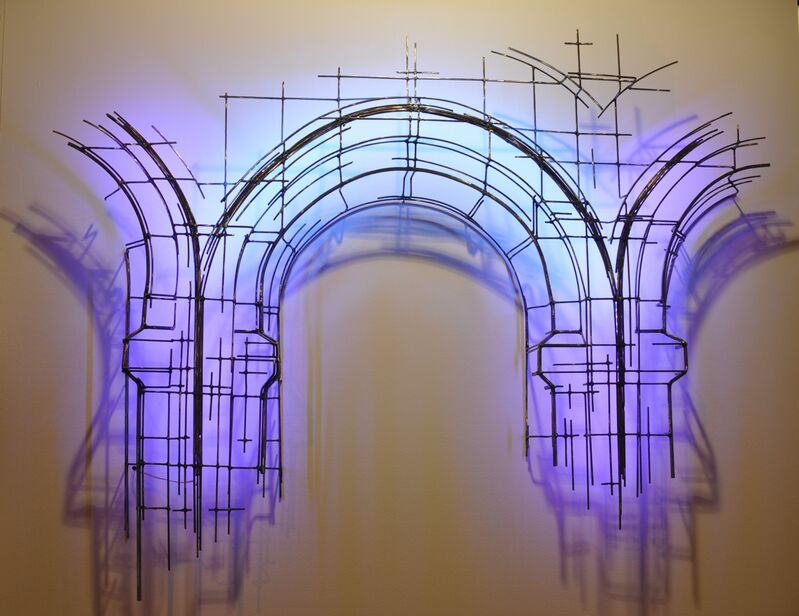 Juan Garaizabal, ‘ Broken Chicago Façade, I’, 2013, Sculpture, Steel and LED, Proyecto H Contemporáneo