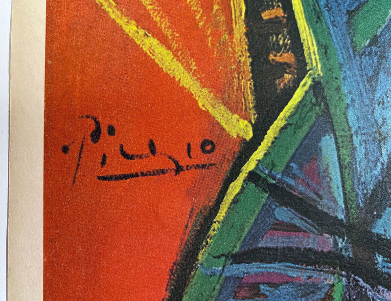 Pablo Picasso, ‘Kunstsammlung Nordrhein-Westfalen, Malerei des 20. Jahrhunderts Museum Poster’, 1955, Posters, Original Vintage Stone Lithographic Museum Exhibition Poster, David Lawrence Gallery