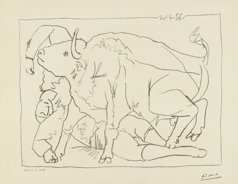 Pablo Picasso, ‘Le Torero blessé (B. 799; M. 276)’, 1956, Print, Lithograph, Sotheby's