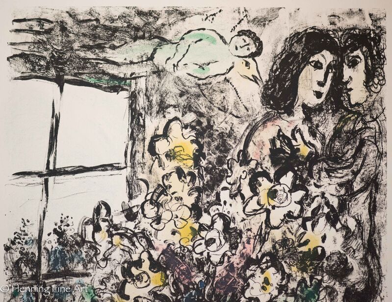 Marc Chagall, ‘Intimité (Intimacy)’, 1969, Print, Color Lithograph on Arches Wove Paper, Henning Fine Art