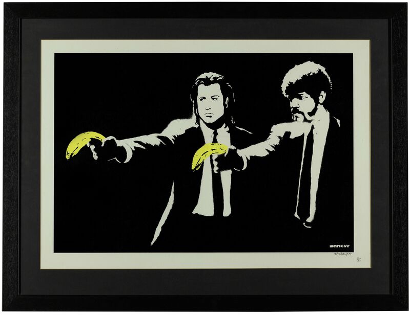 Banksy, ‘Pulp Fiction’, 2004, Print, Screenprint in colors on sturdy wove paper, Fine Art Mia