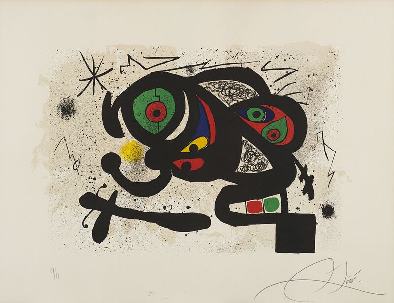 Joan Miró, ‘Composizione’, Print, Lithograph, Il Ponte