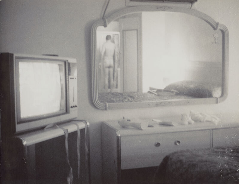 Stefanie Schneider, ‘Male Nude in Motel II (29 Palms, CA) Unique Polaroid ’, 1999, Photography, Unique Polaroid, Instantdreams