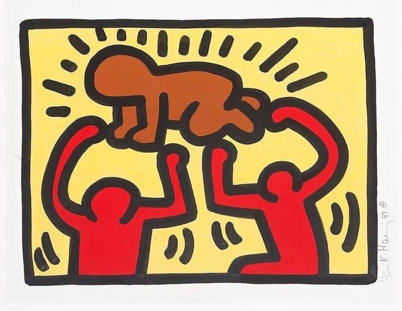 Keith Haring, ‘Pop Shop IV’, 1989, Print, Screen print in colours on wove paper, Tate Ward Auctions