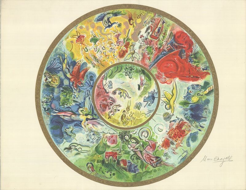 Marc Chagall, ‘The Ceiling of the Paris Opera House (sm)’, 1985, Print, Lithograph, ArtWise