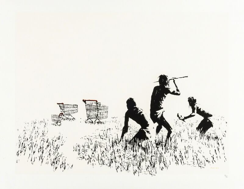Banksy, ‘Trolleys’, 2007, Print, Screenprint in colours, Forum Auctions