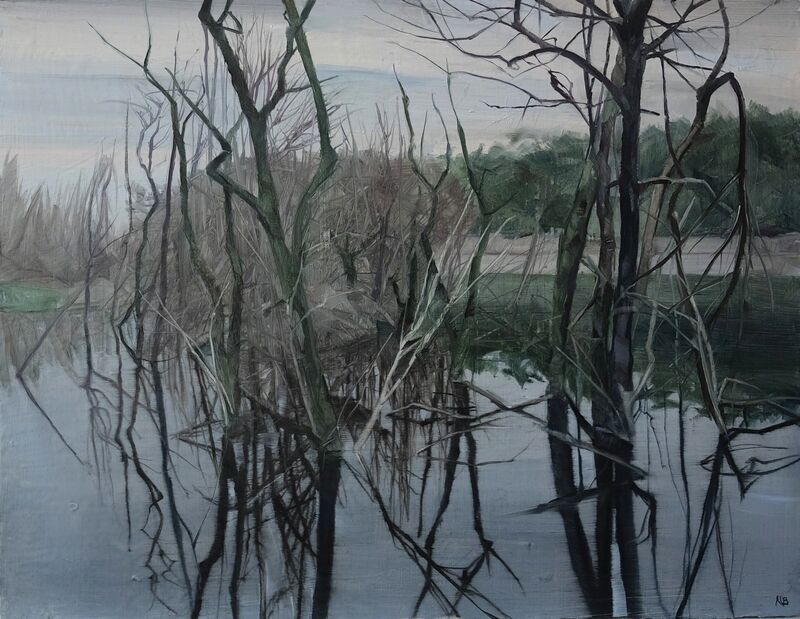 Nicholas Blowers, ‘Savage Pond IX Study’, 2018, Painting, Oil on panel, Nanda\Hobbs