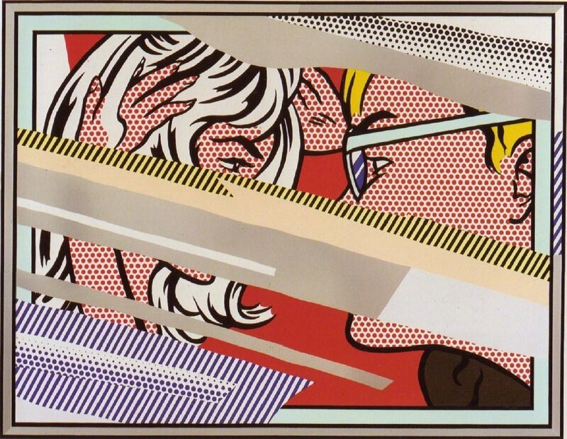Roy Lichtenstein, ‘Reflections Series: Reflections on Conversation’, 1990, Print, Lithograph, screenprint, woodcut, and metalized PVC collage with embossing on mold-made Somerset paper, Coskun Fine Art