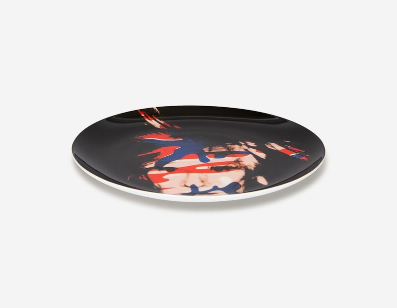 Andy Warhol, ‘Camouflage Self-Portrait, 1986 Plate’, 2020, Ephemera or Merchandise, Dishwasher and Microwave Safe Plate in Special Gift box, David Lawrence Gallery