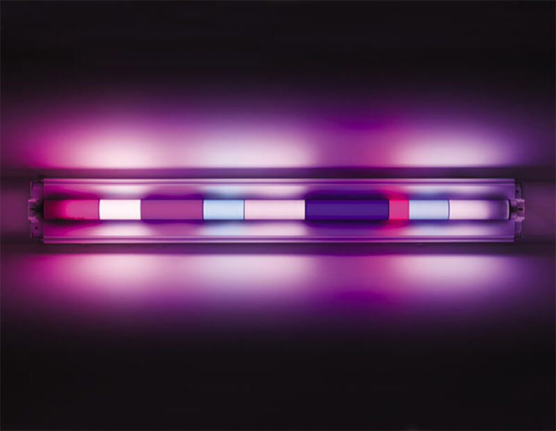 Spencer Finch, ‘Moonlight (Luna Country, New Mexico, July 13, 2003)’, 2003, Sculpture, Fluorescent tube, light filters, ClampArt