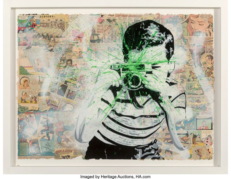 Mr. Brainwash, ‘Smile’, 2011, Print, Screenprint with spray paint and mixed media, Heritage Auctions