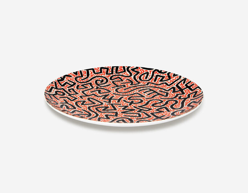 Keith Haring, ‘Keith Haring Coalition for the Homeless Limited Edition Ceramic Plate’, 2020, Ephemera or Merchandise, Dishwasher and Microwave Safe Plate in Special Gift box, David Lawrence Gallery