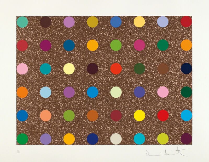 Damien Hirst, ‘Proctolin’, 2008, Print, Screenprint in colors with bronze glitter, on wove paper, with full margins., Phillips