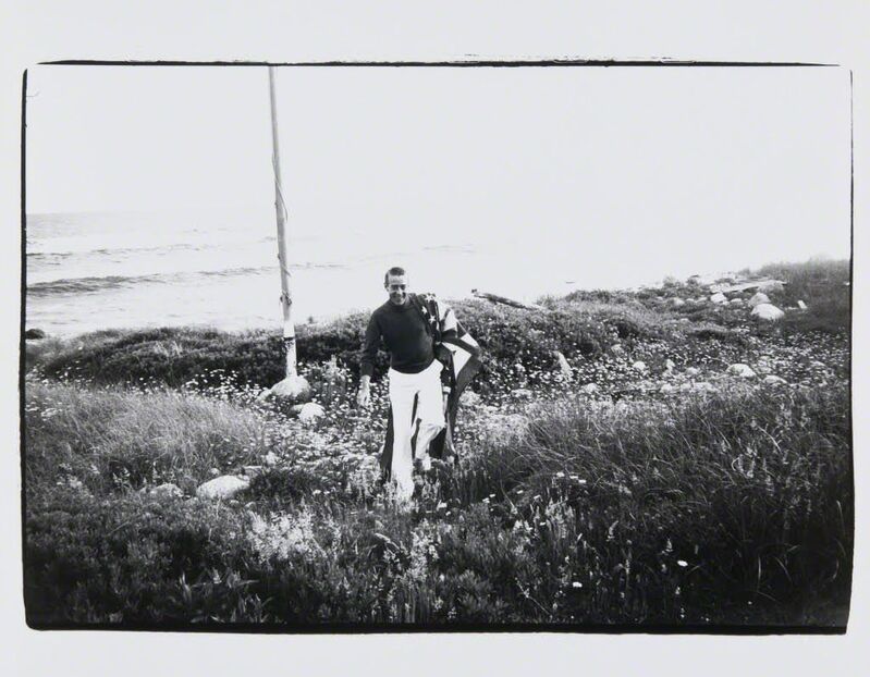 Andy Warhol, ‘Andy Warhol, Halston in Montauk’, Photography, Silver gelatin print, Hedges Projects