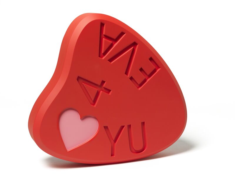 Damien Hirst, ‘♡YU 4 EVA (red)’, 2015, Sculpture, Polyurethane resin with ink pigment. 2014. Edition of 15. Numbered, signed and dated in the cast., Paul Stolper Gallery