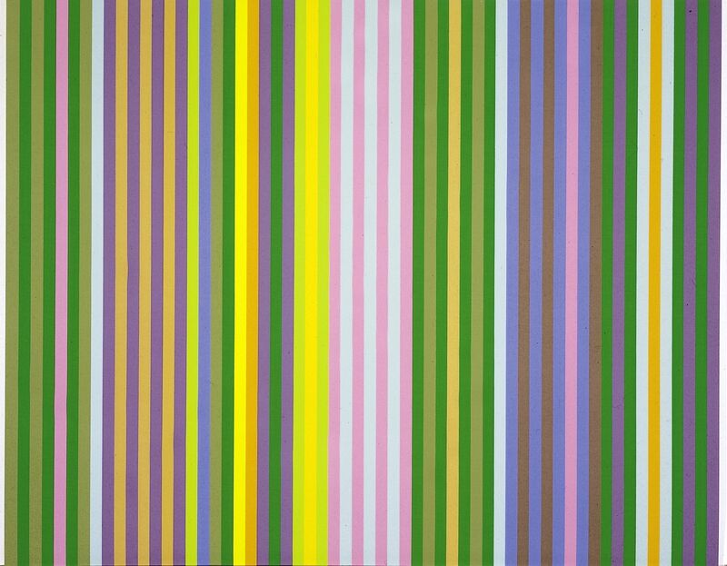 Gene Davis, ‘Zebra from Portfolio Series II’, 1969, Print, Silkscreen on canvas on board, Bethesda Fine Art