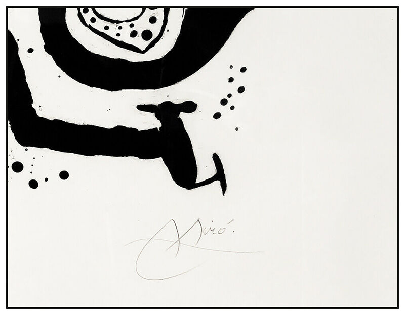 Joan Miró, ‘Picasso I Els Reventos’, 1973, Print, Aquatint Etching, Original Art Broker